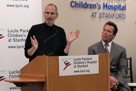 Steve Jobs and Gov. Schwarzenegger join forces for new organ donor registry