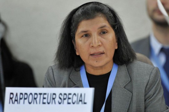 Rashida Manjoo, Special Rapporteur on violence against women. UN Photo/Jean-Marc Ferré