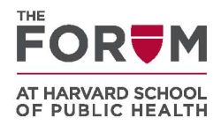 The Forum at Harvard School of Public Health Logo | Medicinezine.com