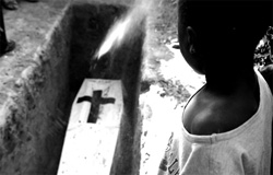 First prize winner in 2008 HSPH Student Photo Contest: "A Light," (Maputo, Mozambique) by Oriana Maria Ramirez Rubio