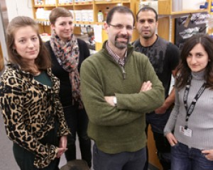 Left to right: Lauren Robertson, Jordan Gallinetti, James Mitchell, Pedro Mejia, Eylul Harputlugil