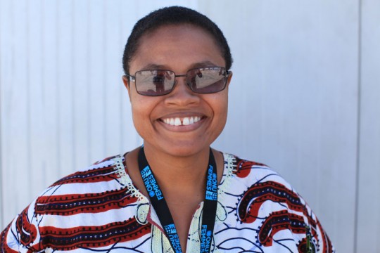 Sheila Laplanche, communication specialist at the UN Women office in Haiti.
