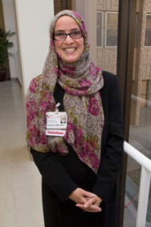Sherifa Ibrahim, a Spiritual Care Service volunteer, offers insight and compassion to patients and their families.