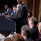 President Obama at the 2012 National Prayer Breakfast.